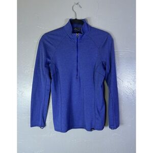 Women's Patagonia Capilene Thermal Weight Zip-Neck base layer Blue M Gorp Corp
